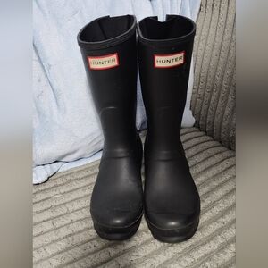 Hunter Black Rain Boots